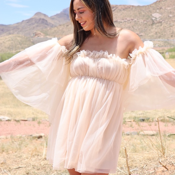 shein off shoulder ruffle mesh dress Modelyn Plus Size Women Mesh Printed Off-Shoulder Ruffle Formal Dress